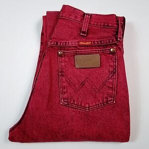 VTG Rate Wrangler 14MWZRE Made In USA  100% Cotton W's Jeans High Waist 7 X 34